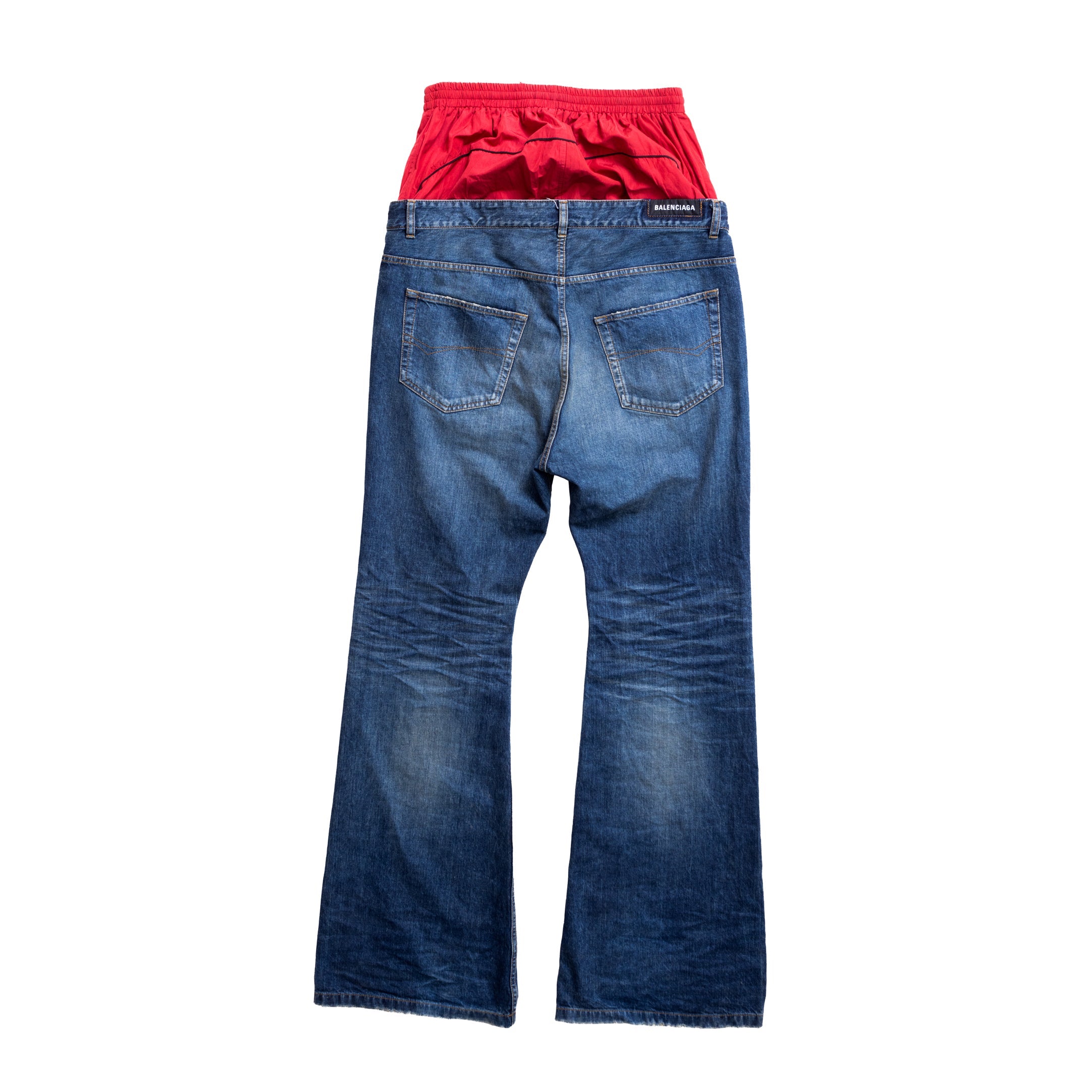 Balenciaga SS25 Layered Denim Pants – Penelope