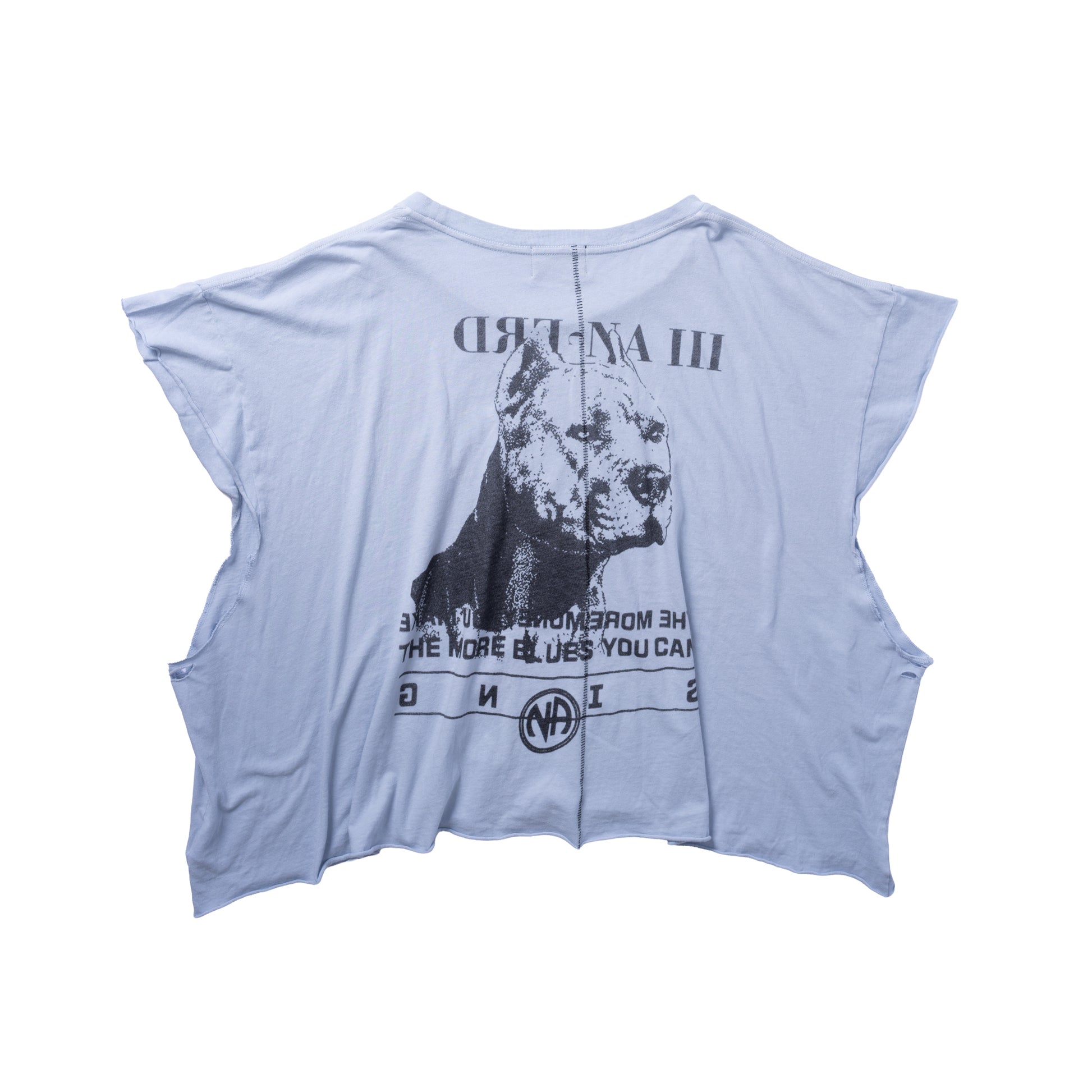 Enfants Riches SS26 NA Pitbull Cut-Off Distressed Tee