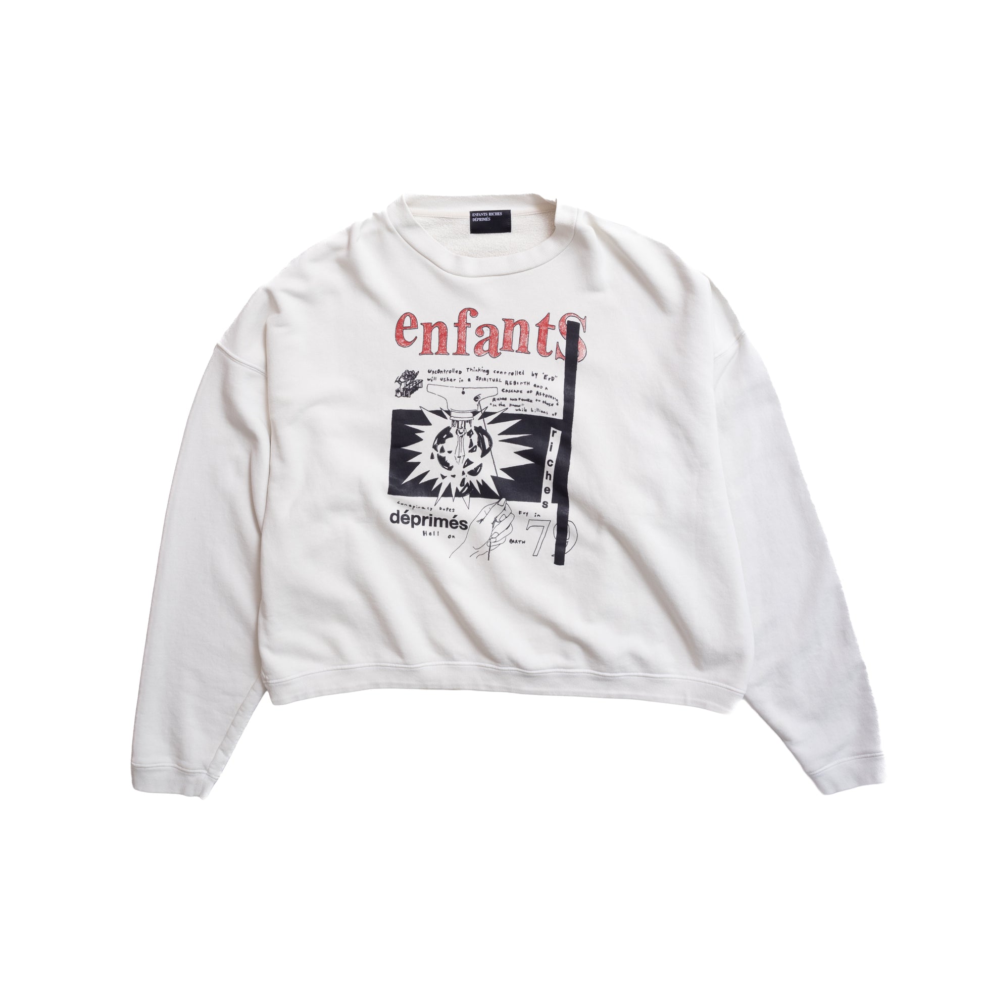 Enfants Riches Déprimés FW23 “Subgenius Radio” Crewneck