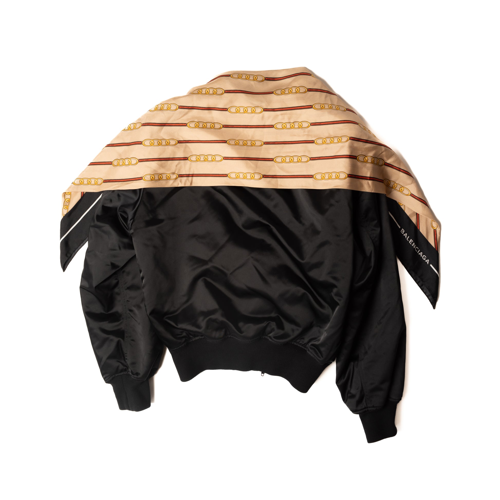 Balenciaga FW17 Scarf Hood Bomber