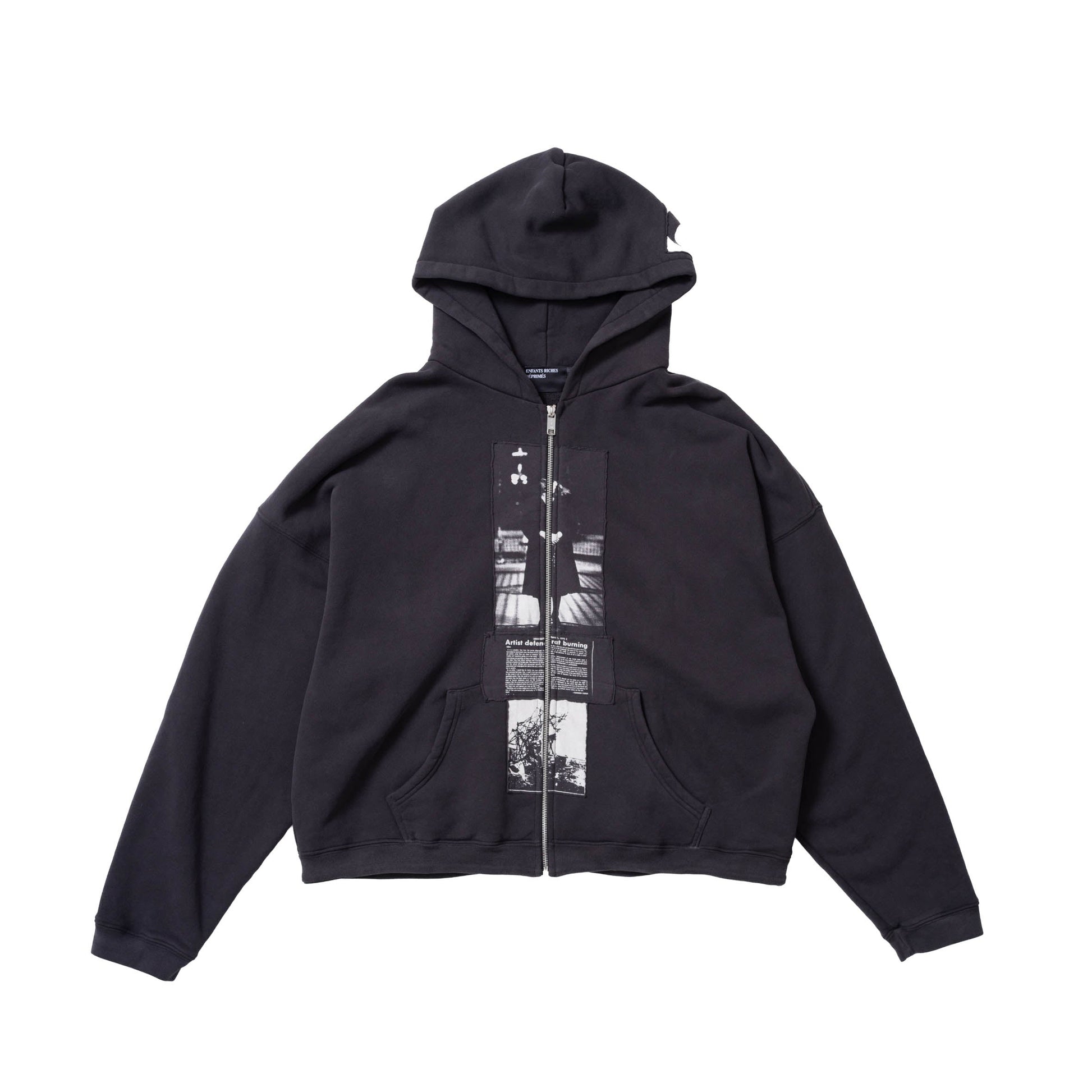 Enfants Riches Déprimés SS25 Artists Defend Zip-Up Hoodie