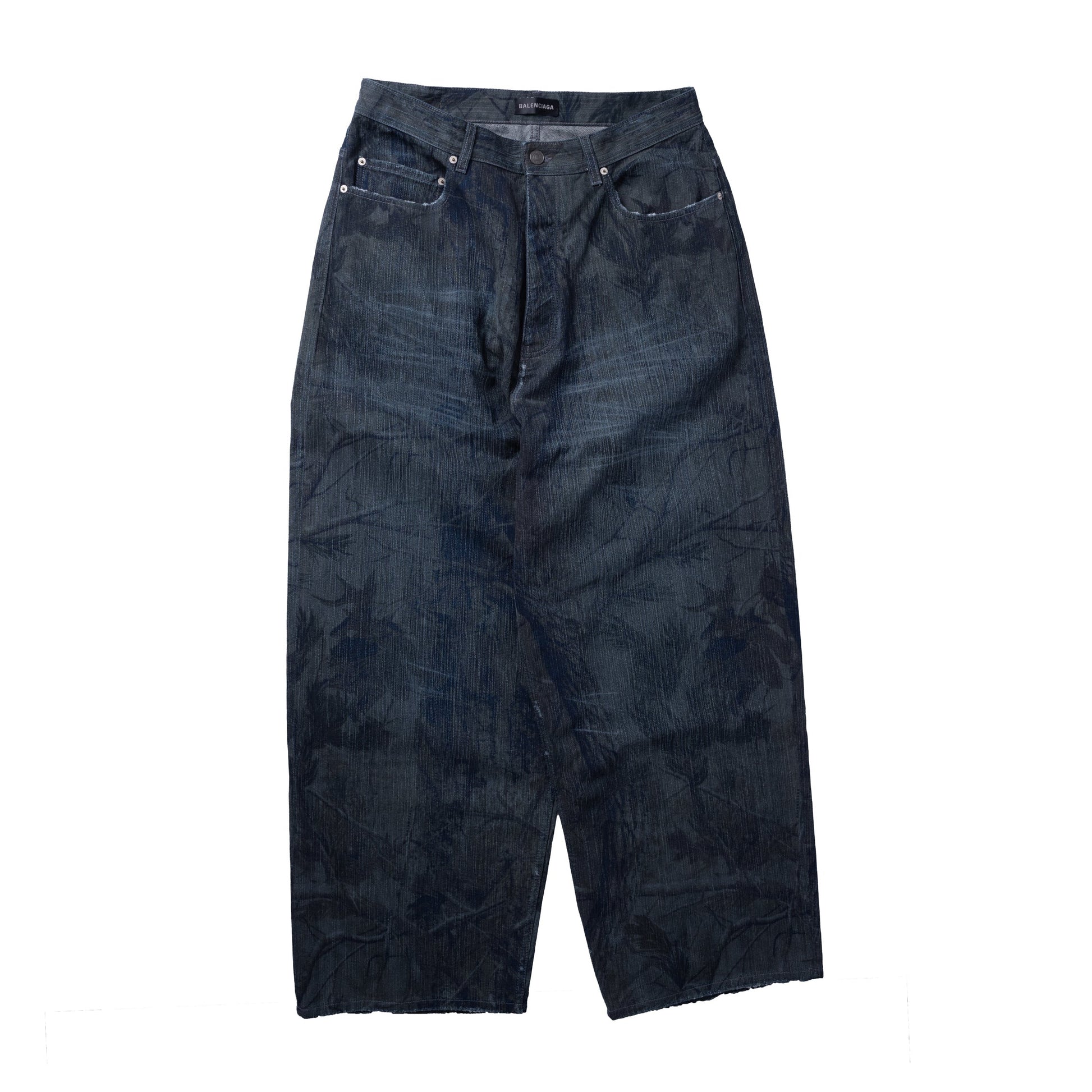 Balenciaga SS25 Baggy Camo Denim