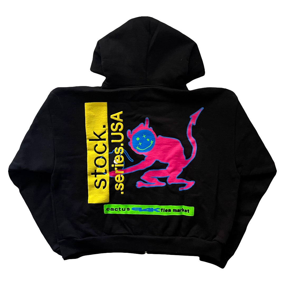 CPFM FW23 "P4K Graphics" Zip-Up Hoodie