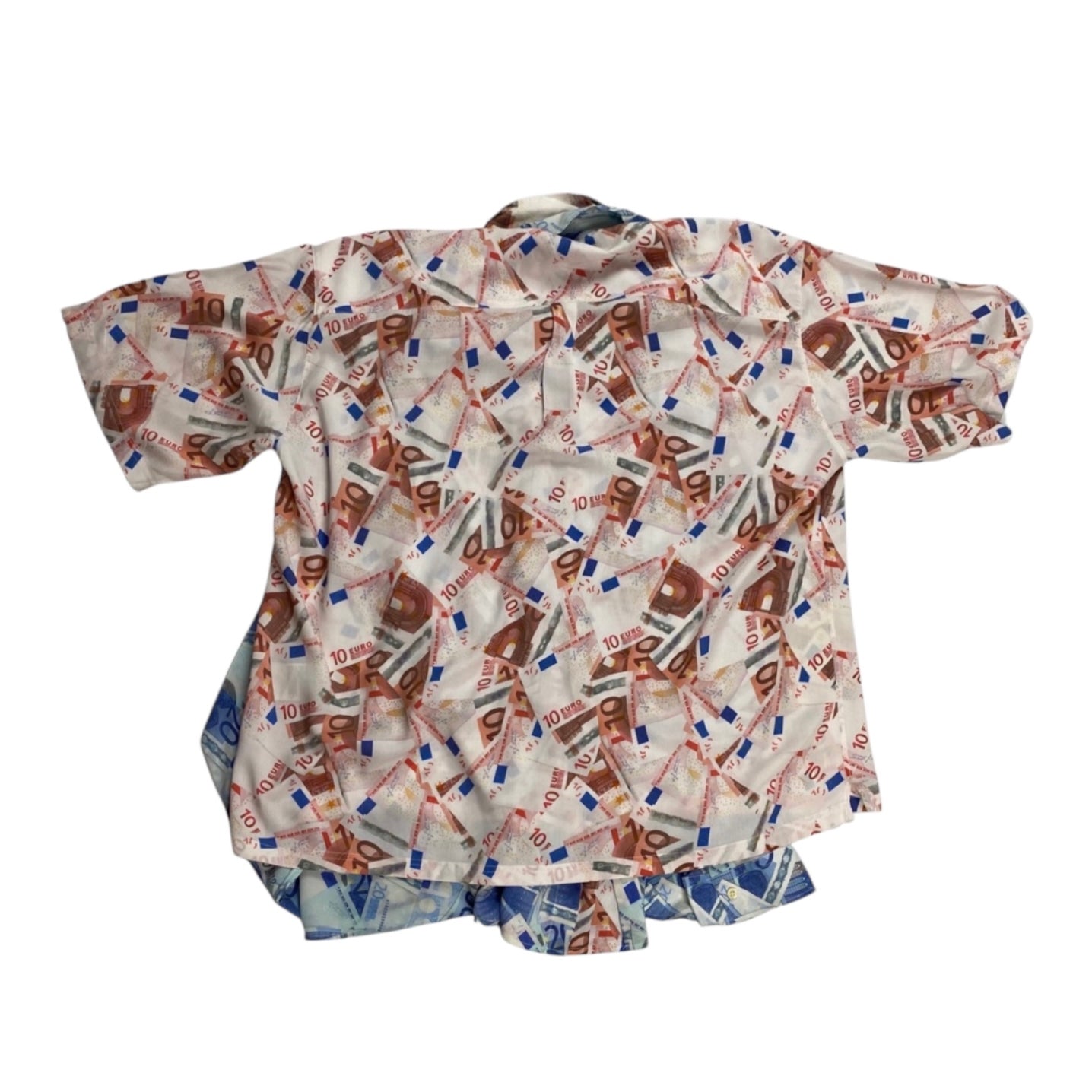Balenciaga SS18 Runway “Euro Bills” Viscose Double Shirt
