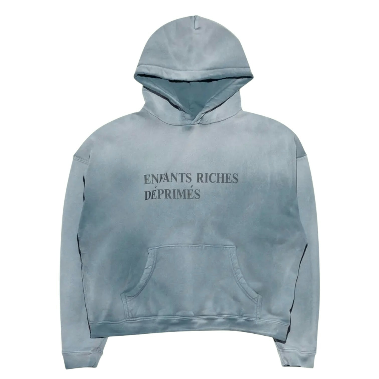 Enfants Riches Déprimés SS23 Sun Faded Aqua Logo Hoodie