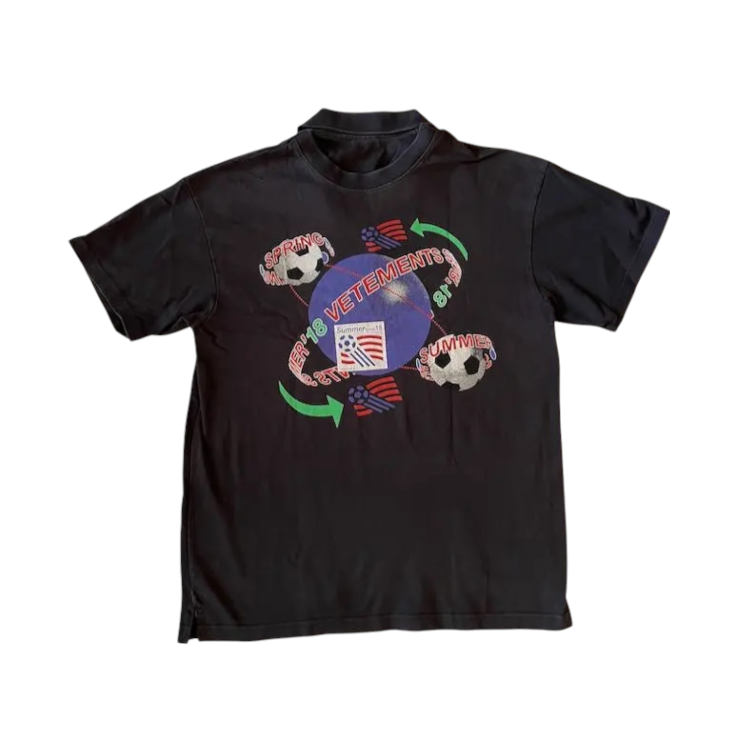 Vetements SS18 Double Sided Polo Tee Shirt