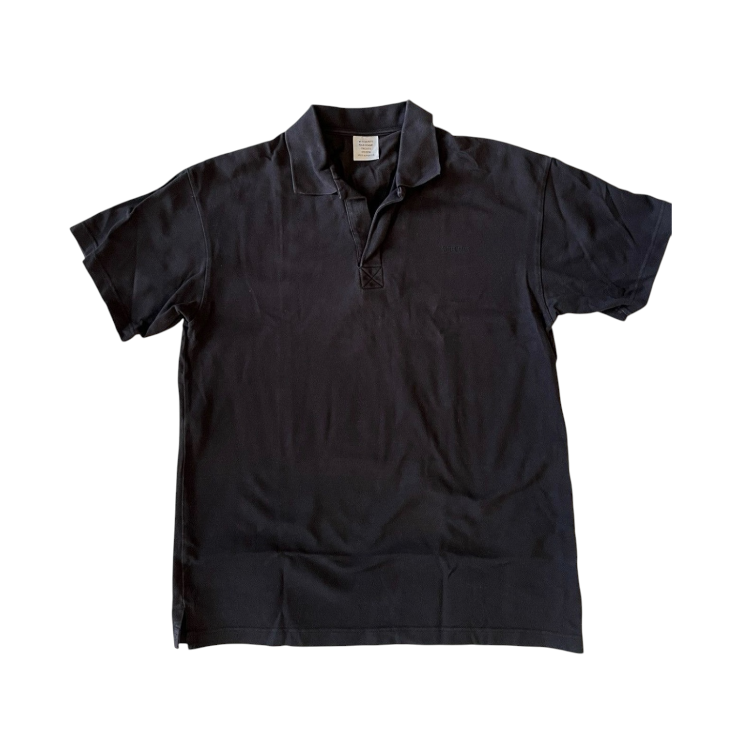 Vetements SS18 Double Sided Polo Tee Shirt
