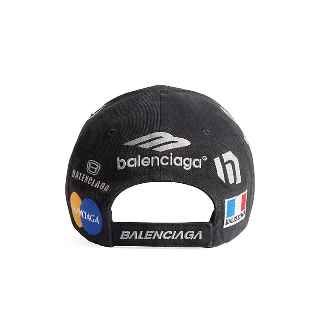 Balenciaga SS24 "Racer Logos" Hat