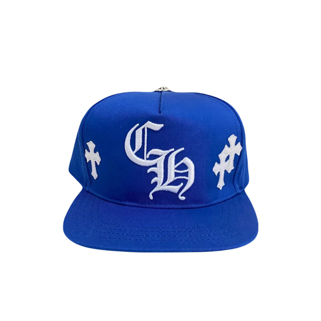 Chrome Hearts Blue/ White Patch Hat