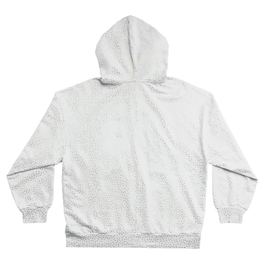Balenciaga SS23 Crystal Embellished Zip Up Hoodie