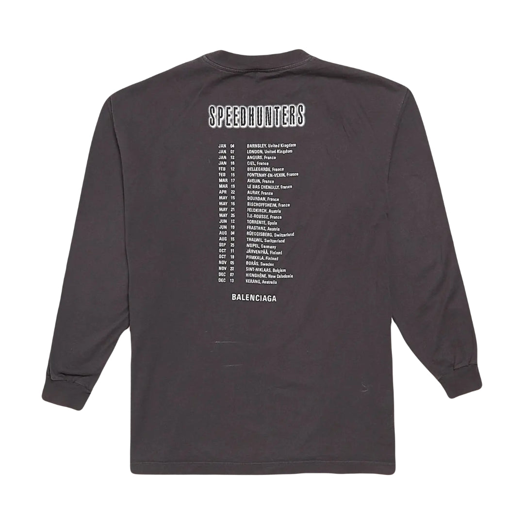 Balenciaga FW18 “Speedhunters” LS Tee