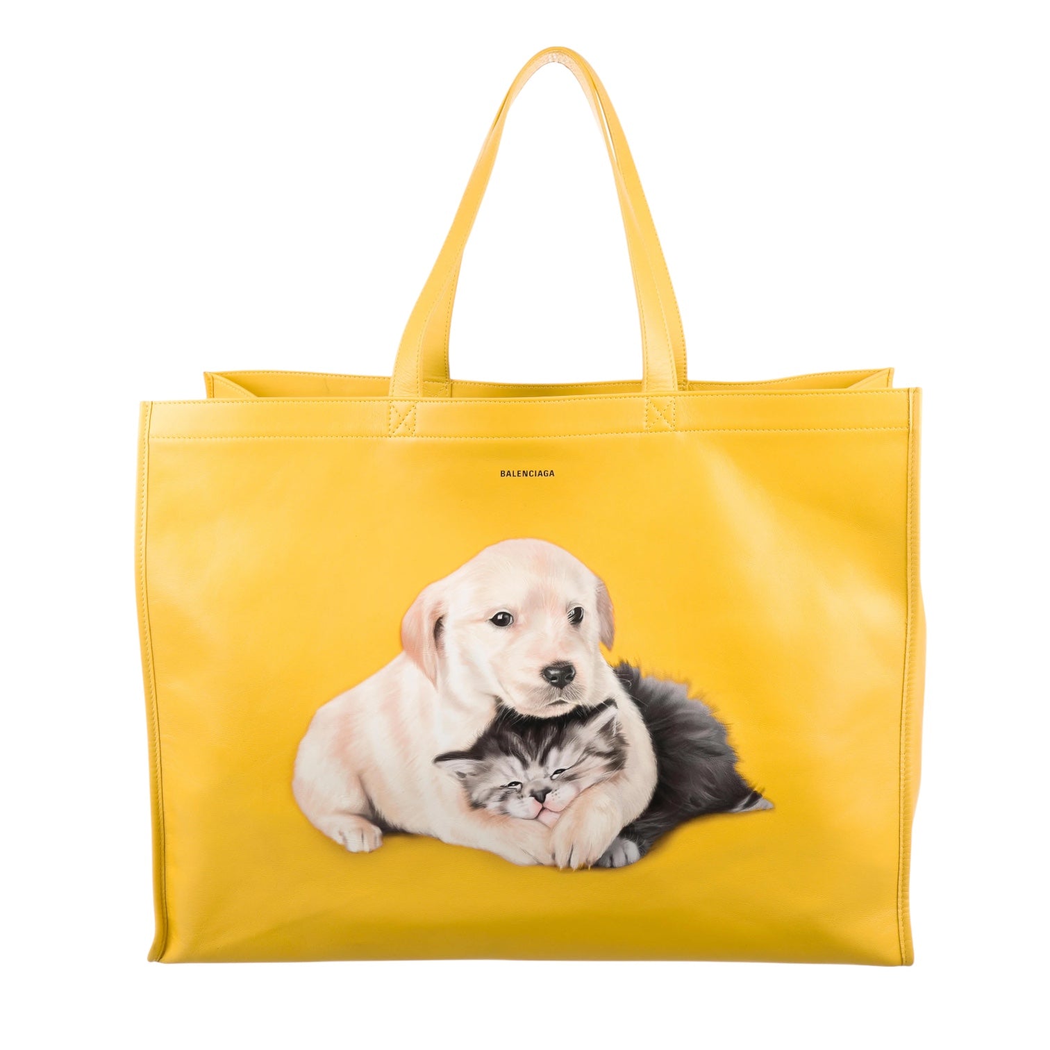 Balenciaga FW18 “Pets” XL Leather Tote
