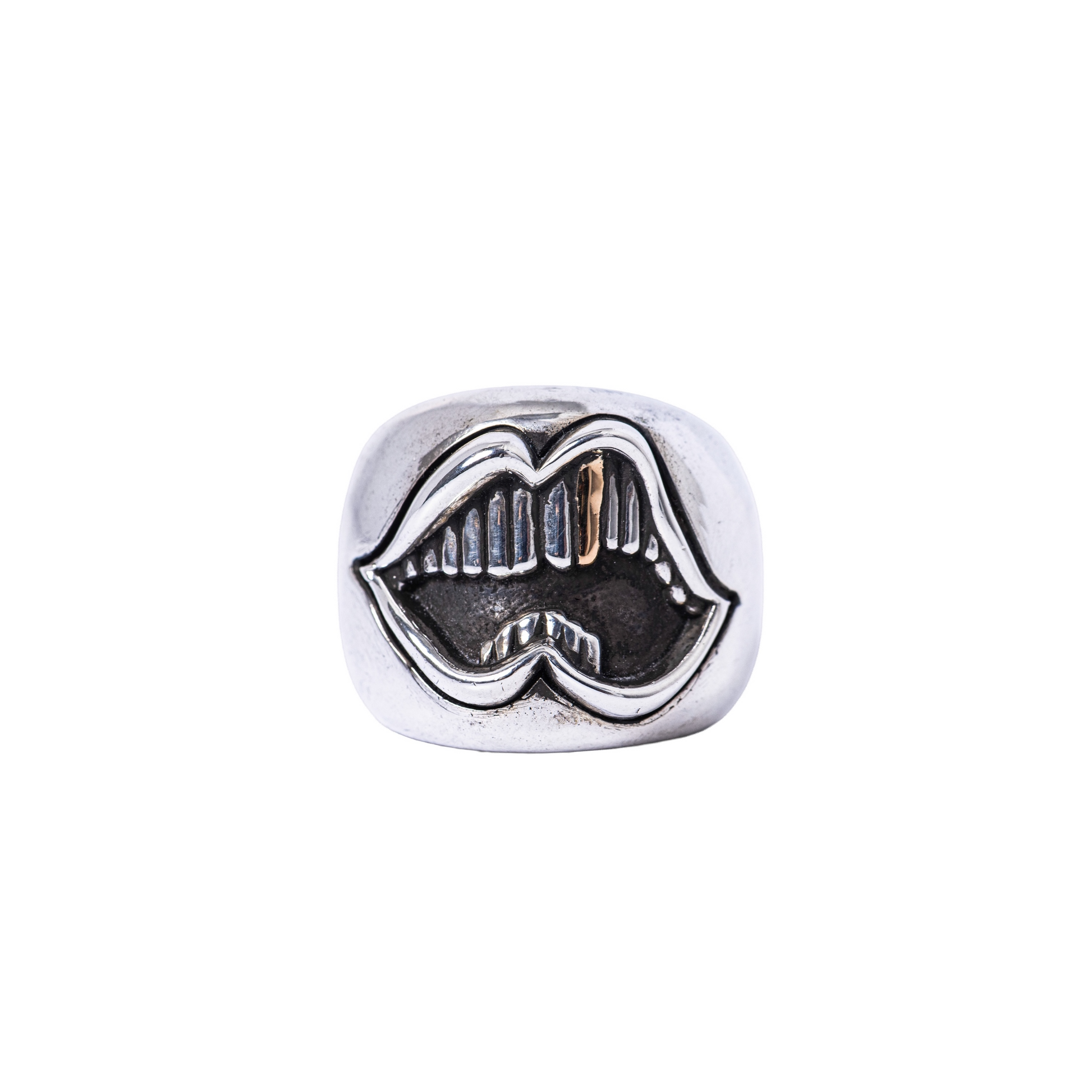 Chrome Hearts Matty Boy Chomper 18K Gold Tooth XL Ring