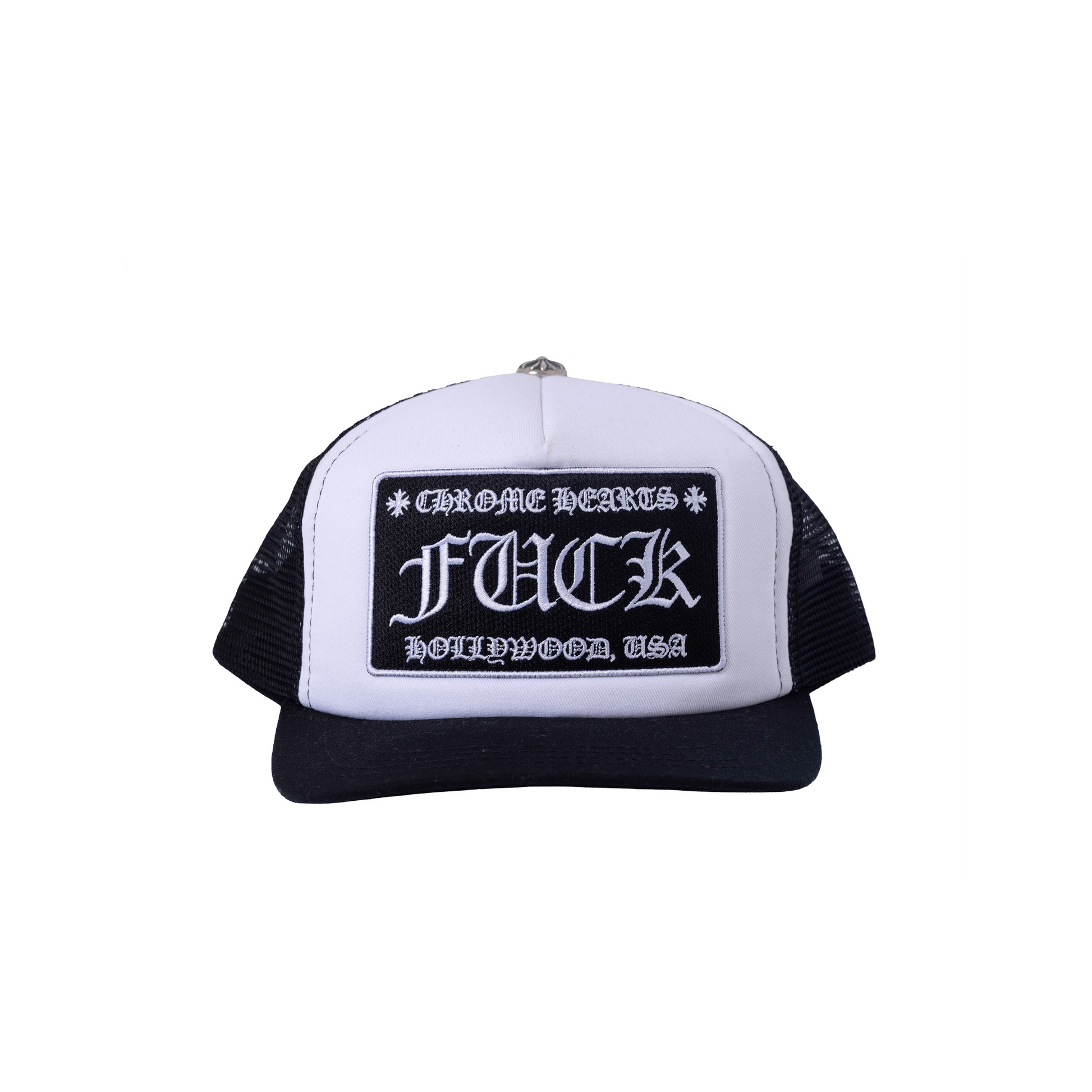 Chrome Hearts F*CK Hollywood Trucker Hat