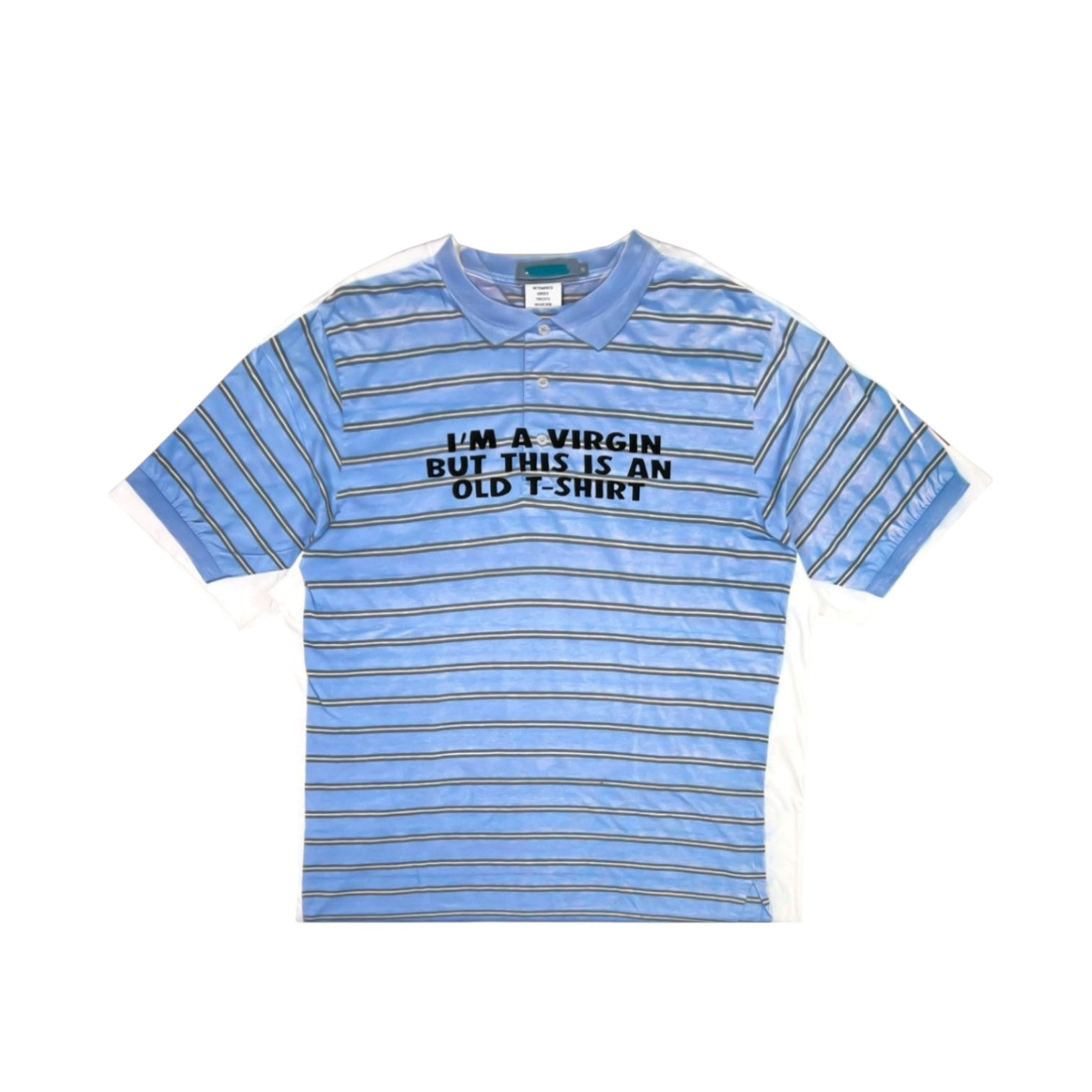 Vetements FW18 Tromp L’oeil Virgin Antwerp Tee