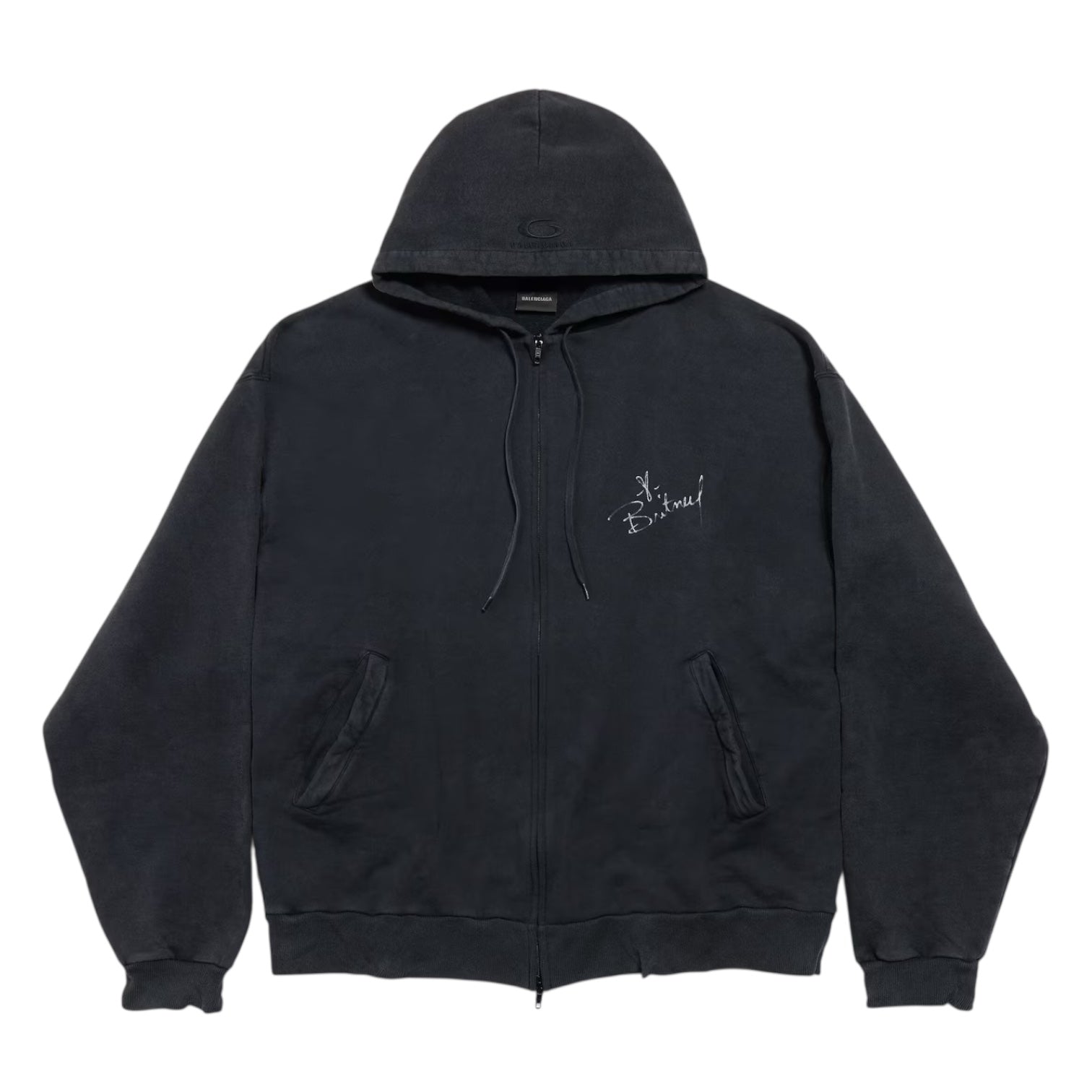 Balenciaga SS25 “Britney Spears” Zip-Up Hoodie