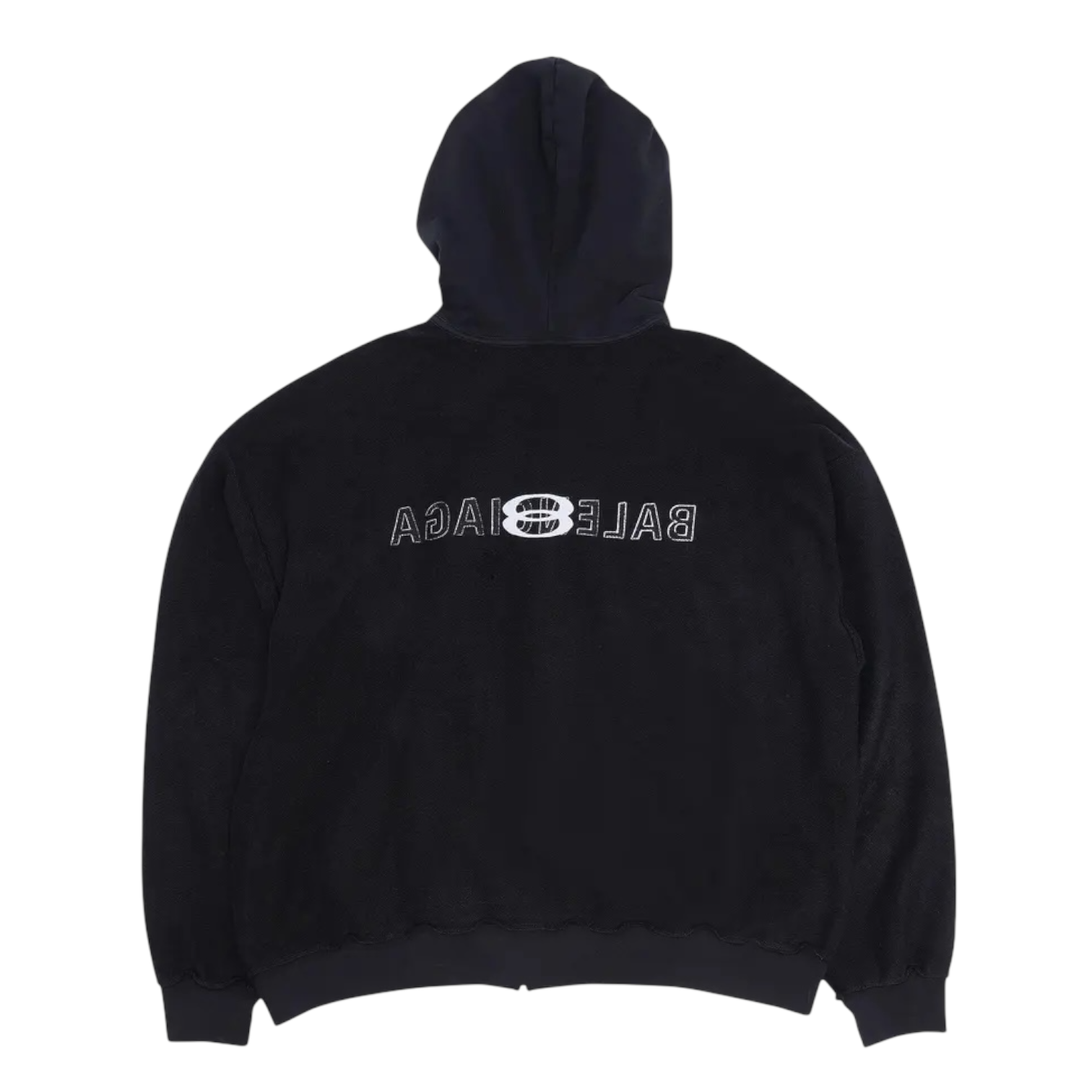 Balenciaga SS24 “Inside Out” Zip Up Hoodie