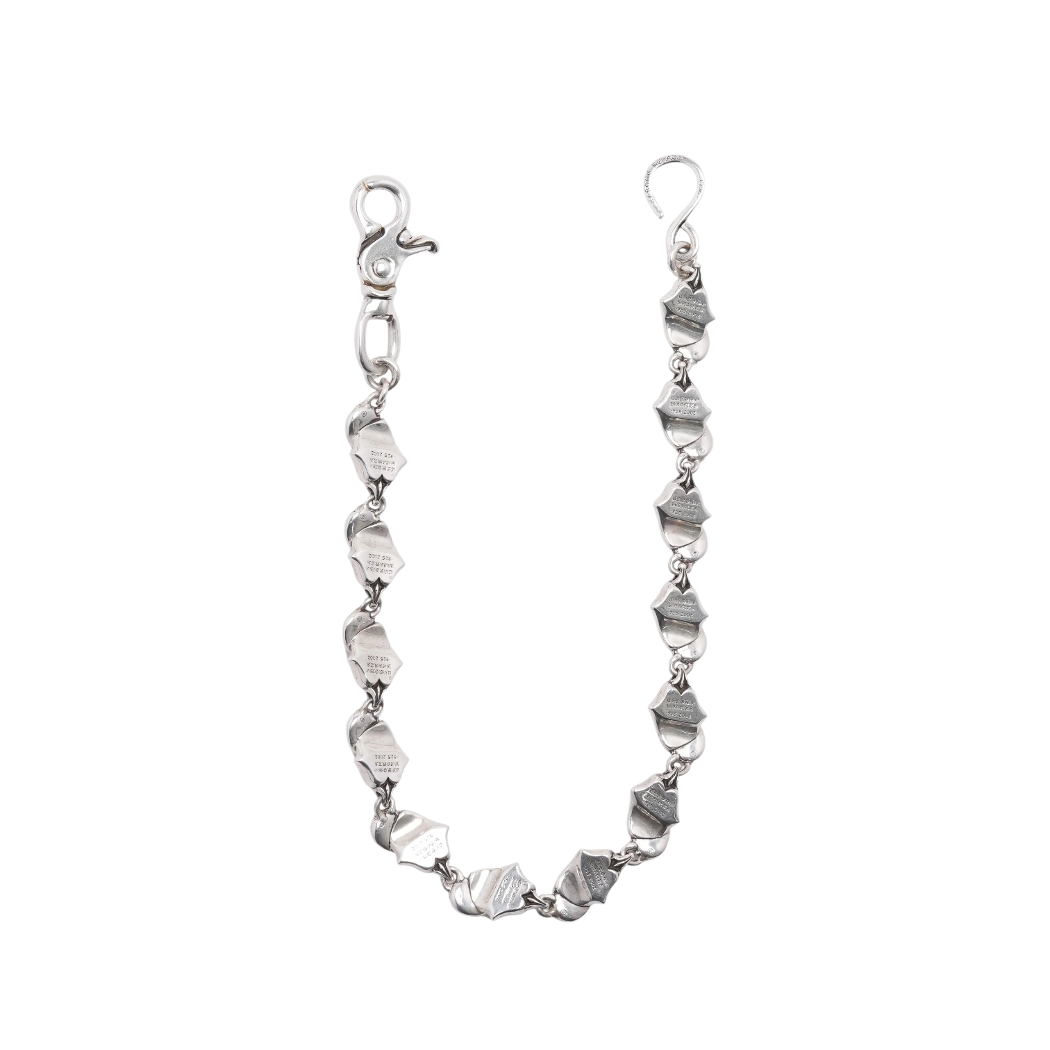 Chrome Hearts Rolling Stones Lips Wallet Chain