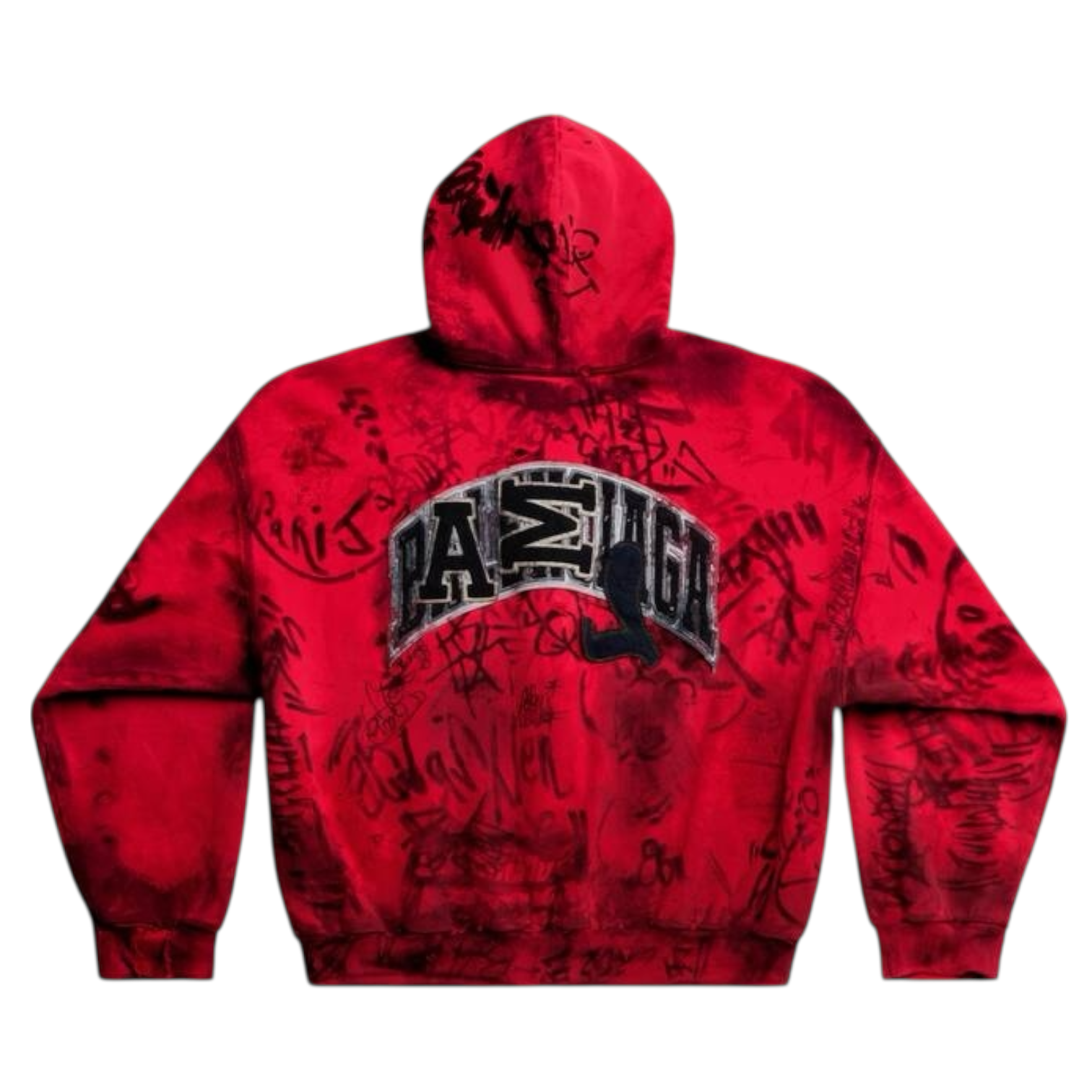 Balenciaga SS23 Skater Graffiti Zip Up Hoodie