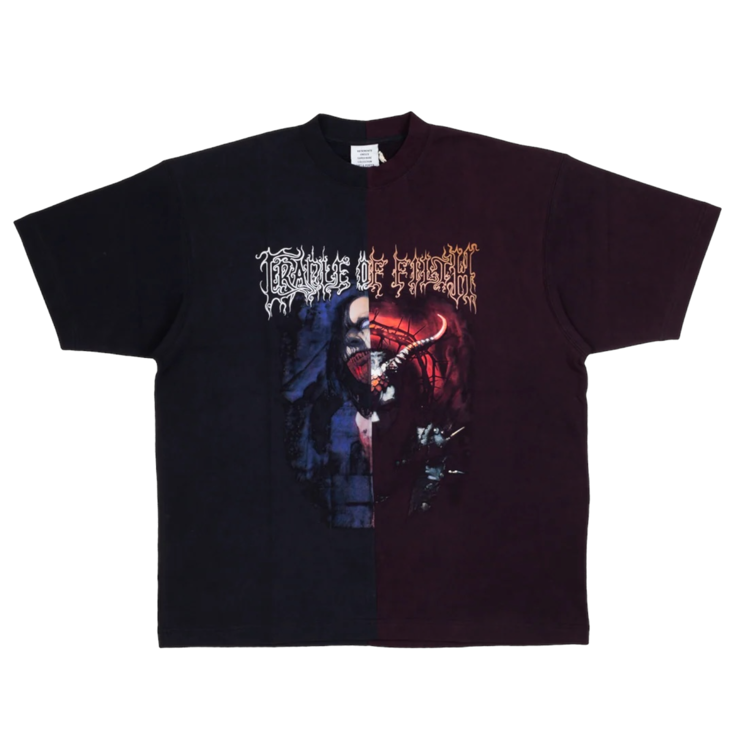 Vetements SS25 Cradle of Filth Cut Up Tee