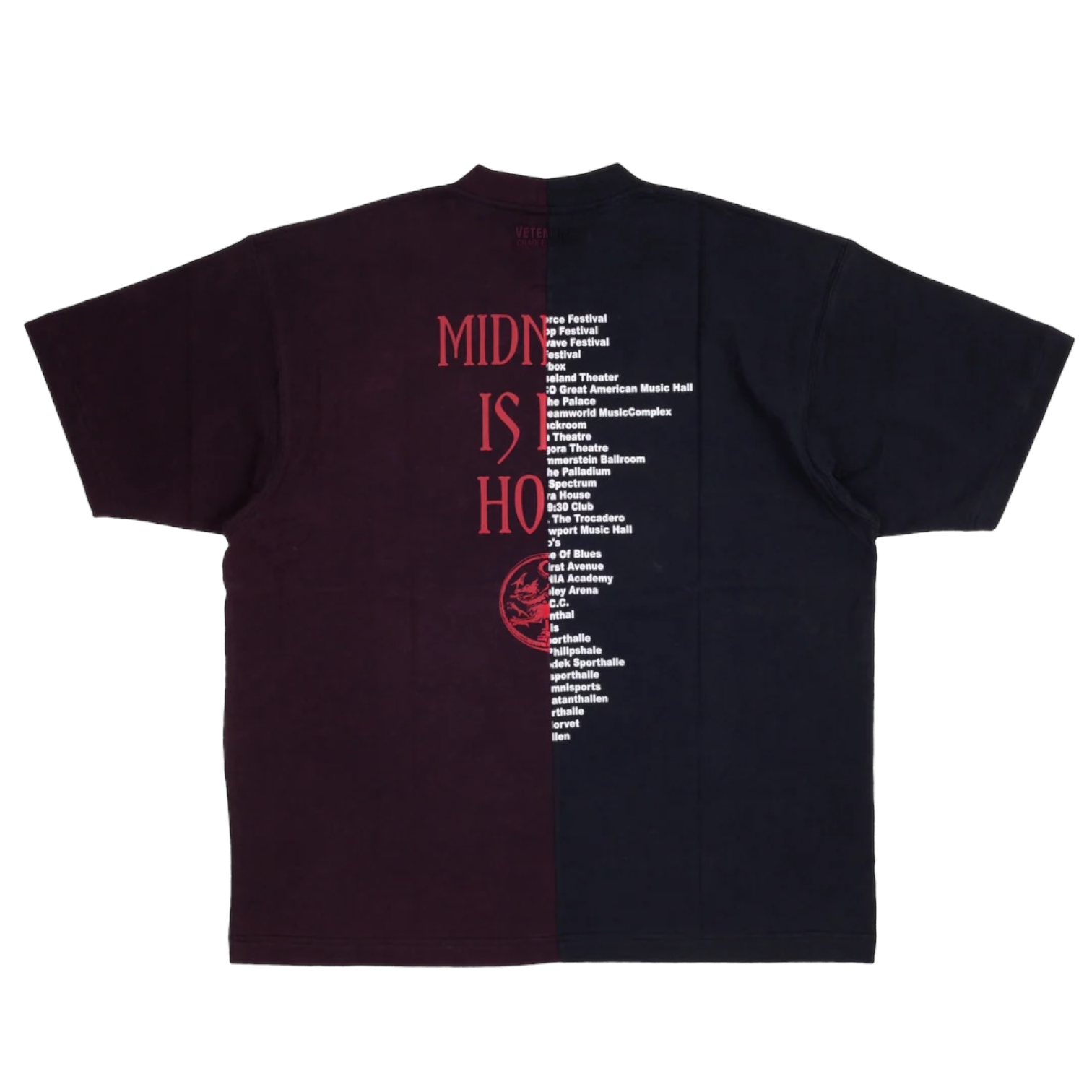 Vetements SS25 Cradle of Filth Cut Up Tee