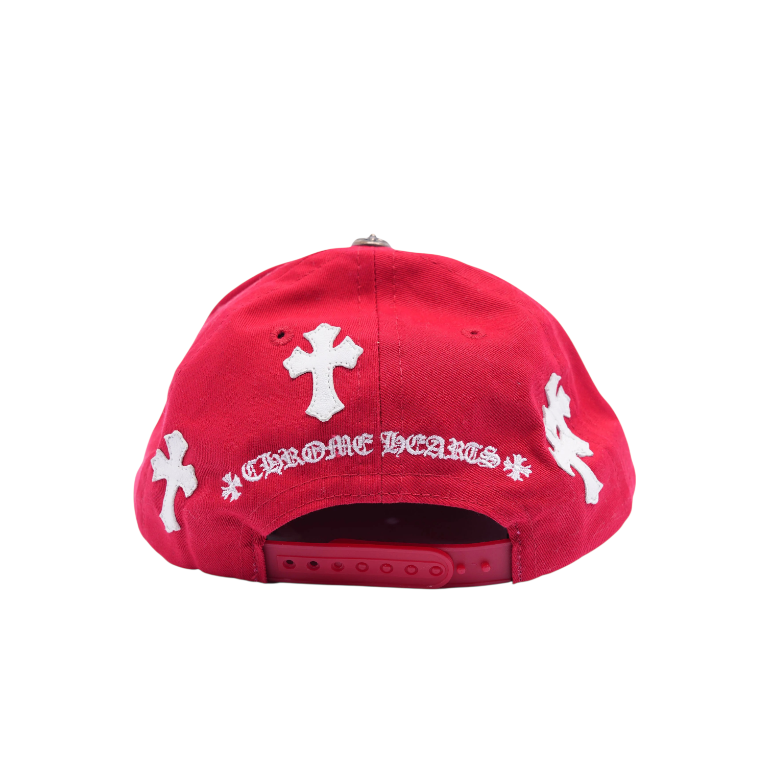 Chrome Hearts Red/White Patch Hat