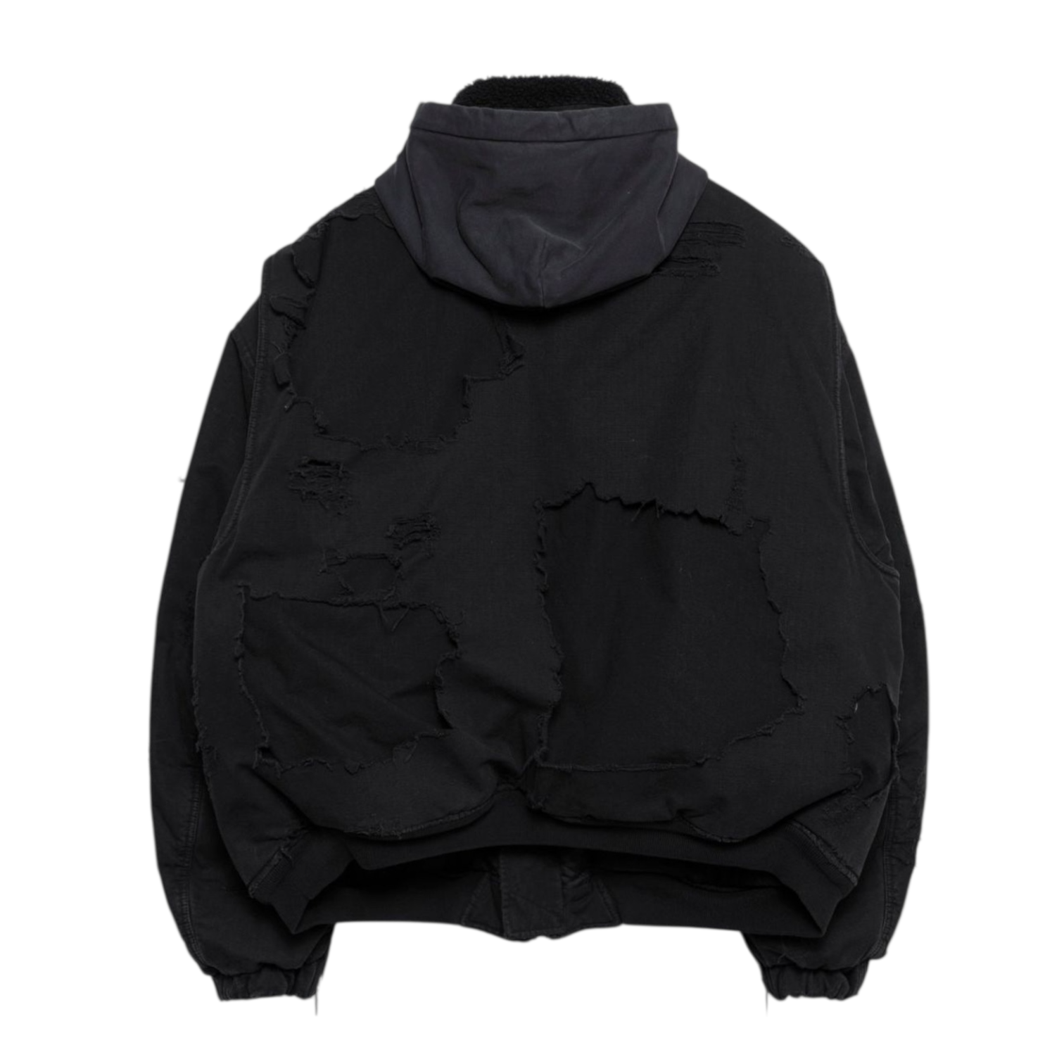 Balenciaga FW24 Unity Destroyed Bomber Jacket