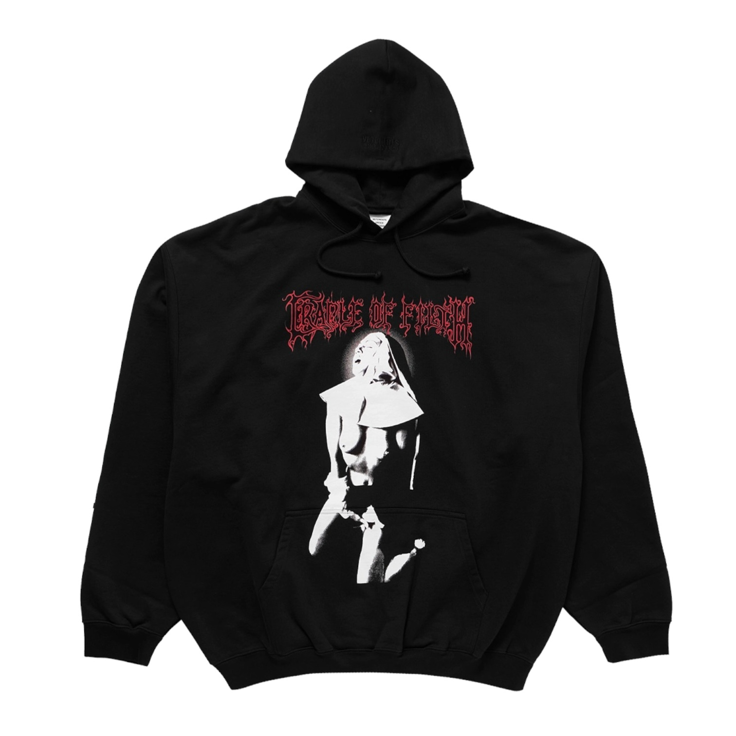 Vetements FW25 Cradle of Filth Nun Hoodie
