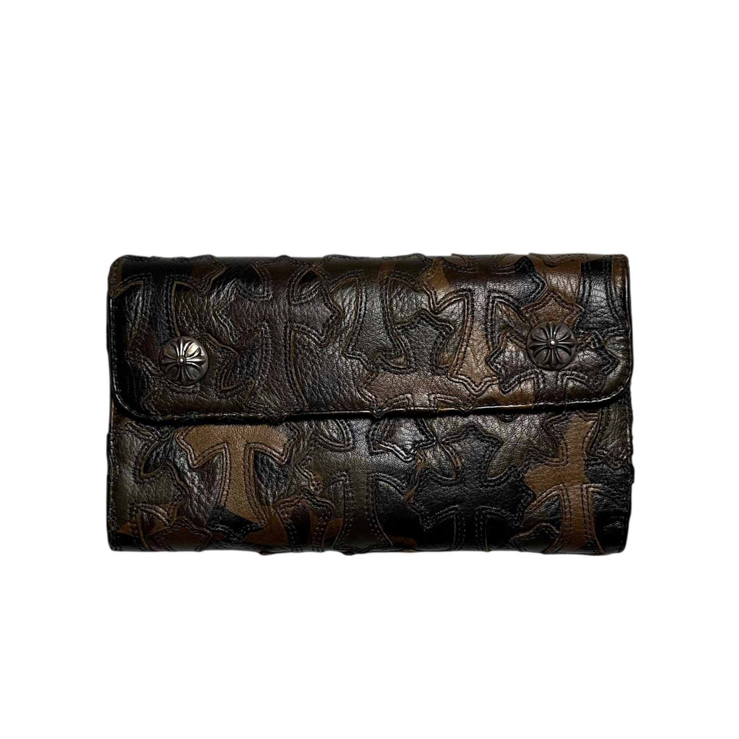 Chrome Hearts 1/1 Camo Patch Wave Wallet
