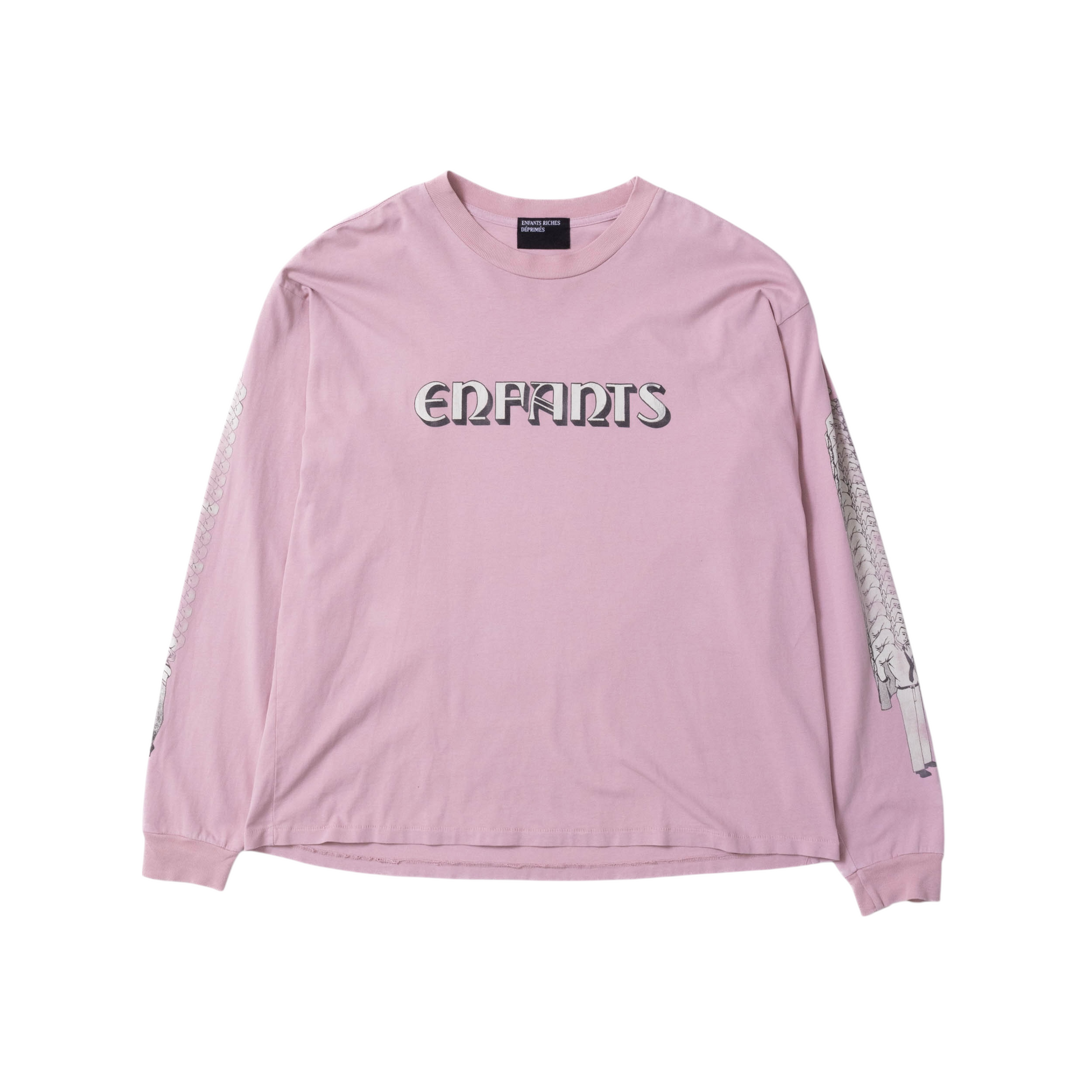 Enfants Riches Déprimés SS22 Pink Stripper LS Tee