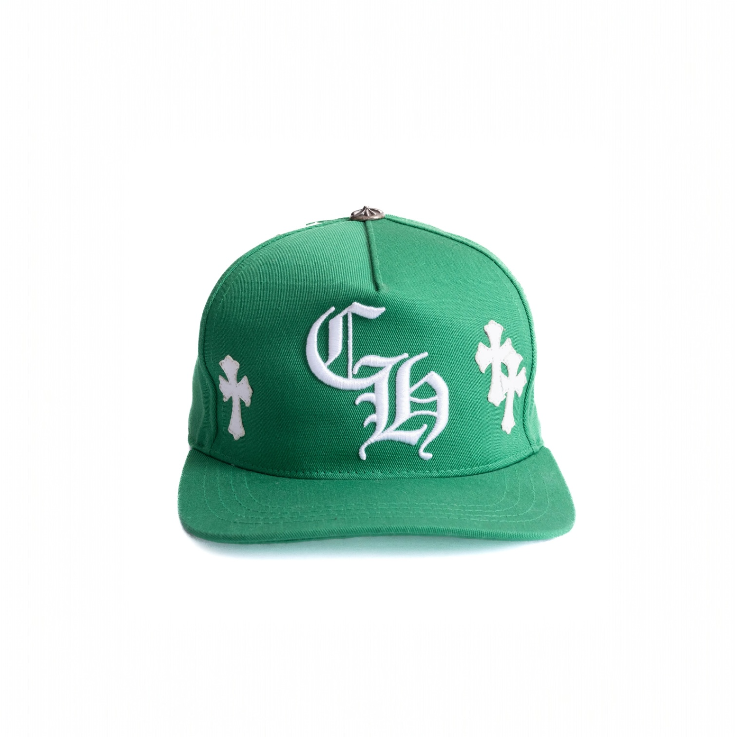 Chrome Hearts Green/ White Patch Hat