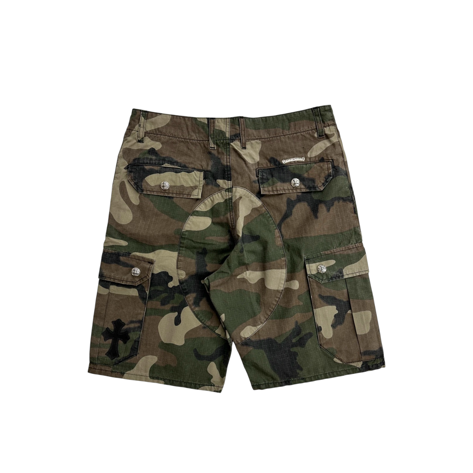 Chrome Hearts SS24 Devil Dog Camo Cargo Shorts