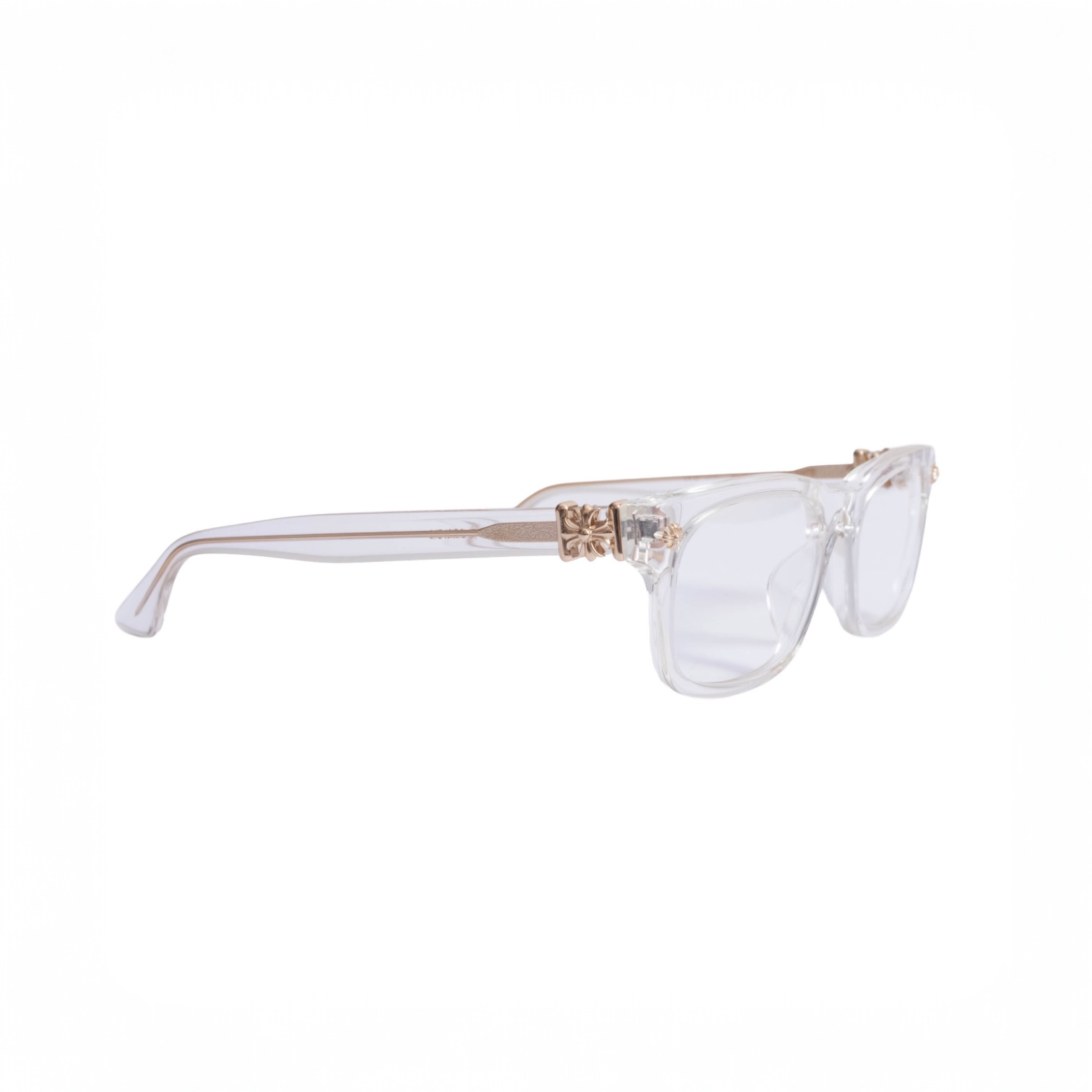 Chrome Hearts VAGILANTE Gold Optical Glasses