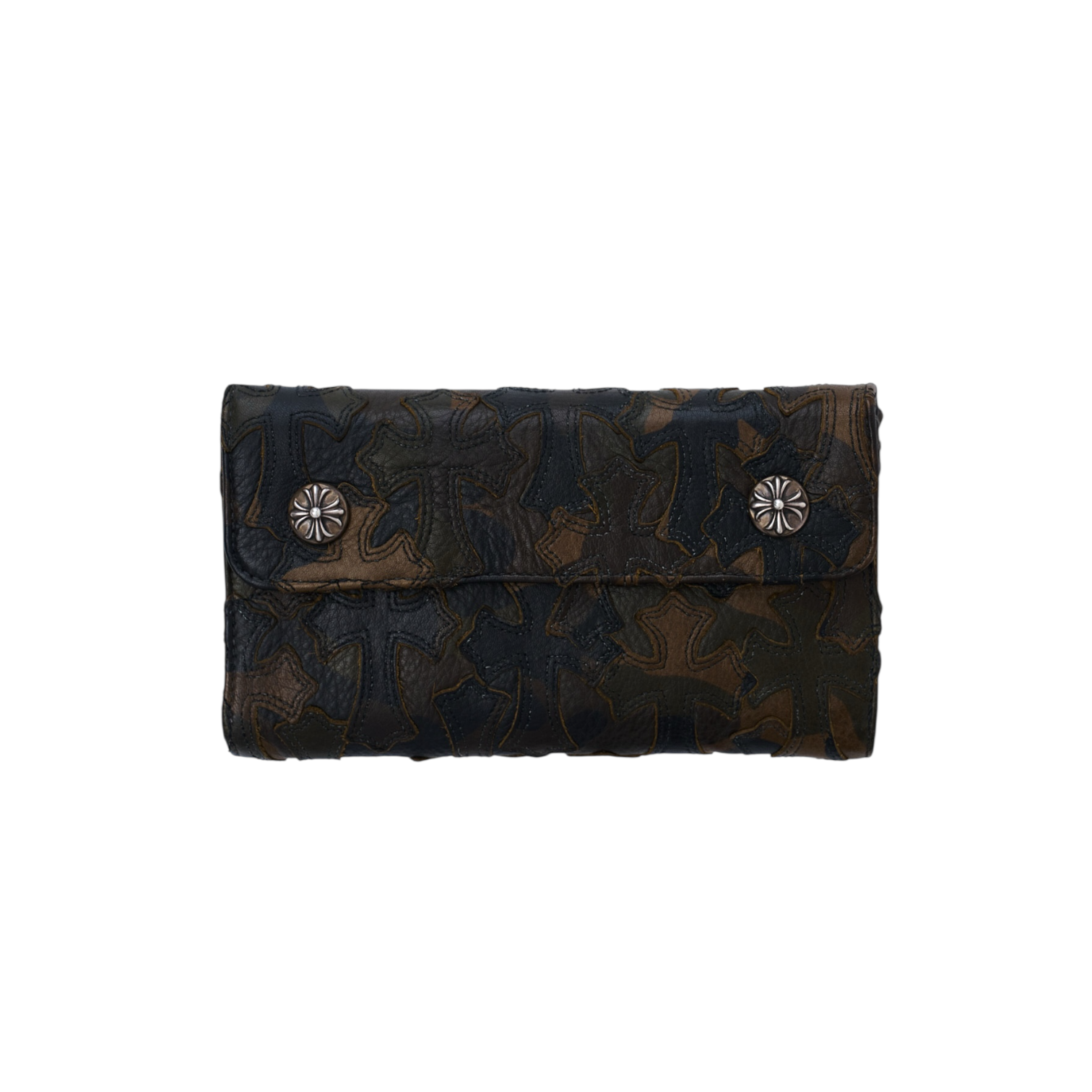 Chrome Hearts 1/1 Camo Patch Wave Wallet