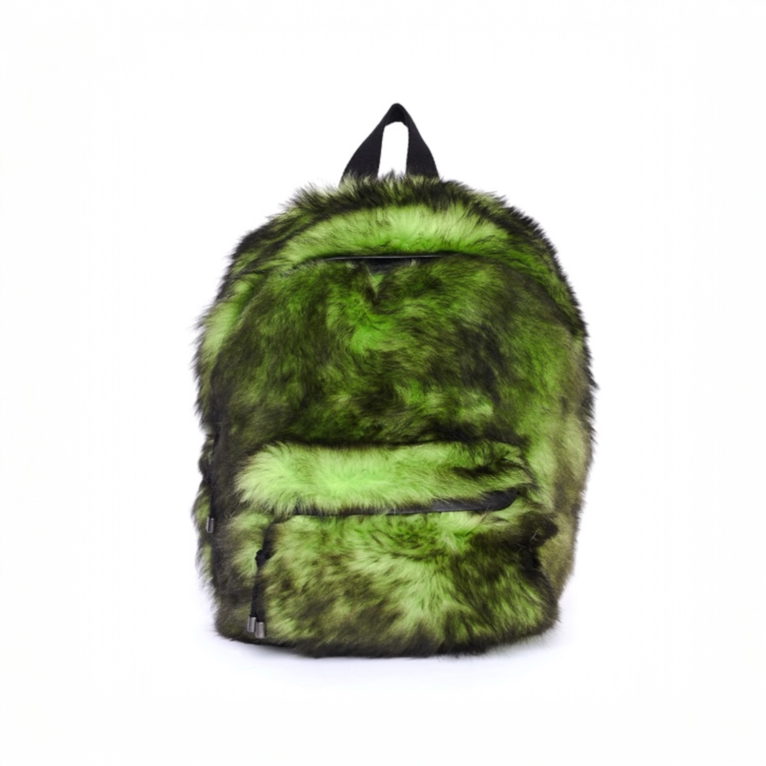 Vetements FW19 Runway Neon Shearling Backpack