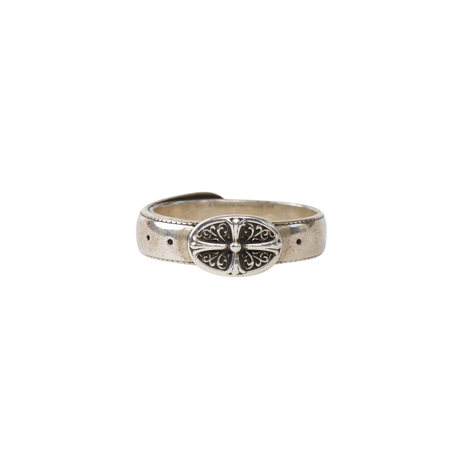 Chrome Hearts Small Belted Oval Ring