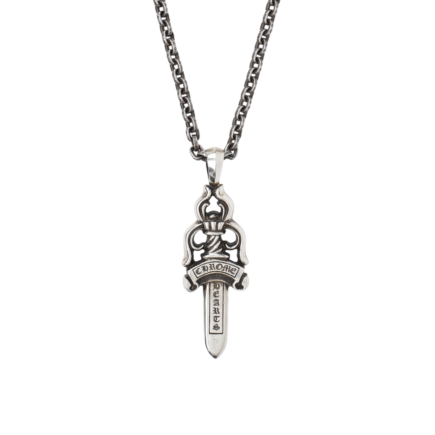 Chrome Hearts Large Double Dagger Pendant