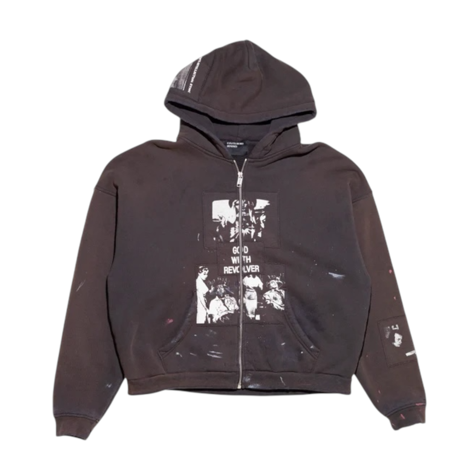 Enfants Riches Déprimés SS25 God with Revolver Zip-Up Hoodie