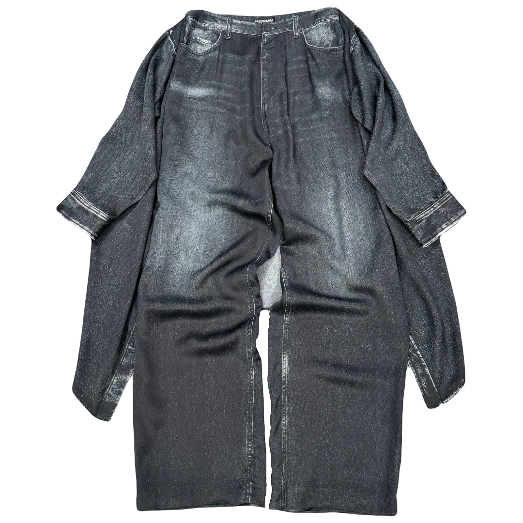 Balenciaga FW20 Hybrid Trompe L’oeil Pants