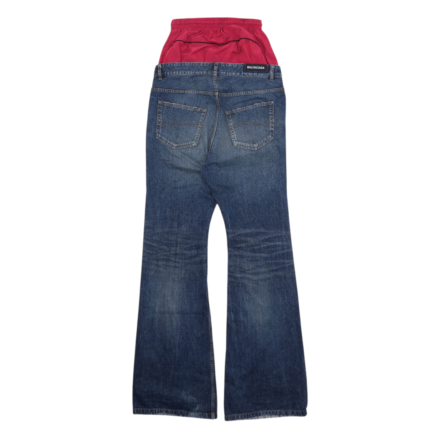 Balenciaga SS25 Layered Denim Pants