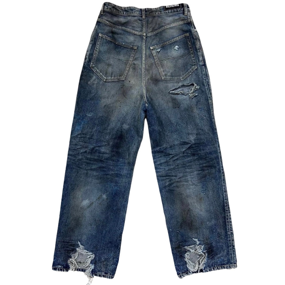 Balenciaga SS23 Baggy Distressed Jeans