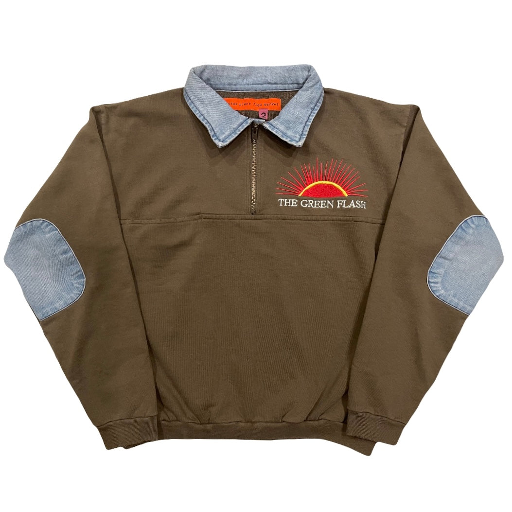 CPFM FW22 “Green Flash” Denim Quarter Zip